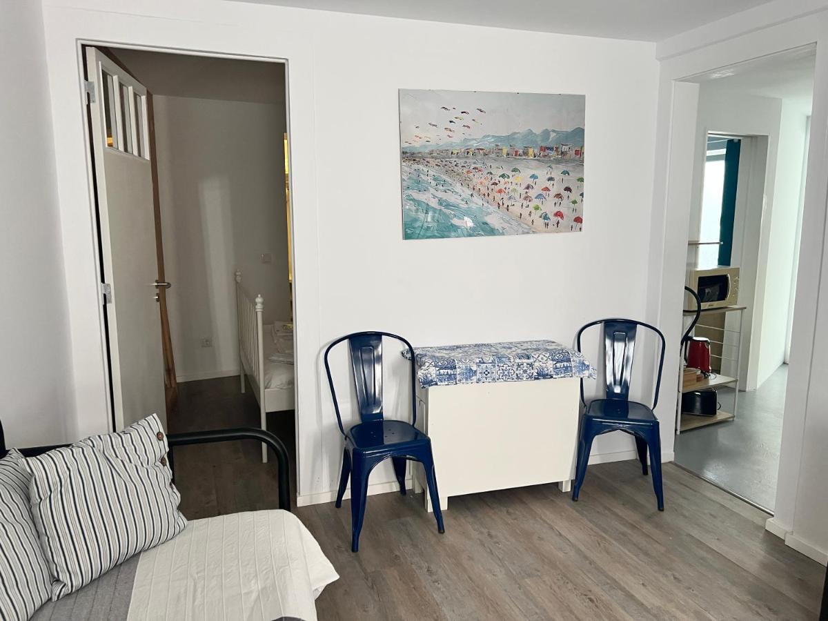 Apartamento 1 Quarto, Com Patio, Em Frente Praia Paço de Arcos Dış mekan fotoğraf
