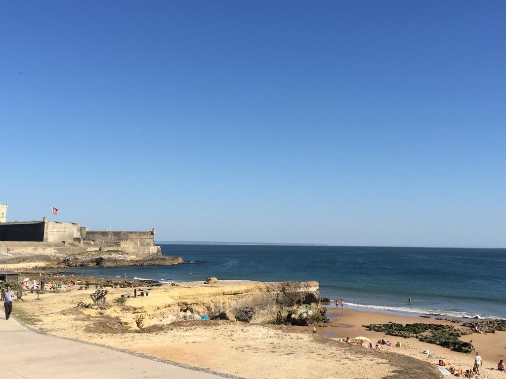 Apartamento 1 Quarto, Com Patio, Em Frente Praia Paço de Arcos Dış mekan fotoğraf